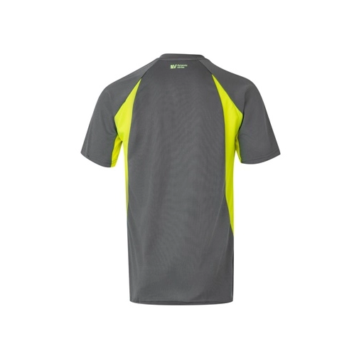 gray VL SLAYER. Camiseta técnica ojo de pájaro bicolor (160g/m²), en poliéster (100%)