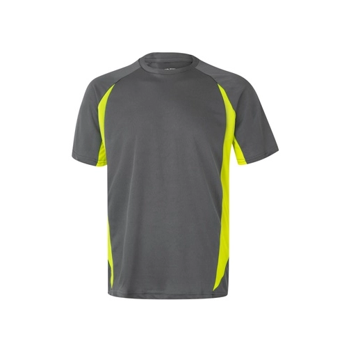 gray VL SLAYER. Camiseta técnica ojo de pájaro bicolor (160g/m²), en poliéster (100%)