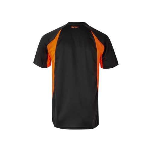 black VL SLAYER. Camiseta técnica ojo de pájaro bicolor (160g/m²), en poliéster (100%)