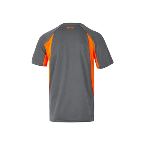 gray VL SLAYER. Camiseta técnica ojo de pájaro bicolor (160g/m²), en poliéster (100%)