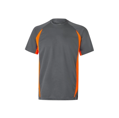 gray VL SLAYER. Camiseta técnica ojo de pájaro bicolor (160g/m²), en poliéster (100%)