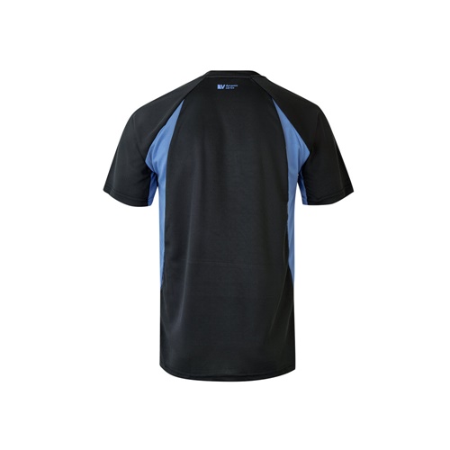 black VL SLAYER. Camiseta técnica ojo de pájaro bicolor (160g/m²), en poliéster (100%)