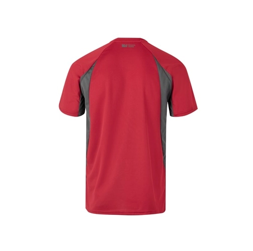 red VL SLAYER. Camiseta técnica ojo de pájaro bicolor (160g/m²), en poliéster (100%)