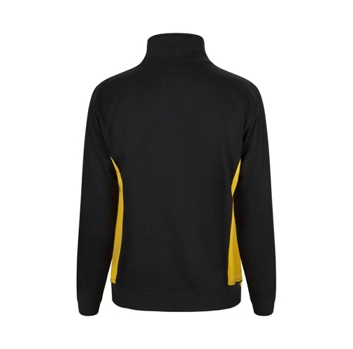 black VL SVAROG. Sudadera de rizo bicolor (260g/m²), en poliéster (65%) y algodón (35%)