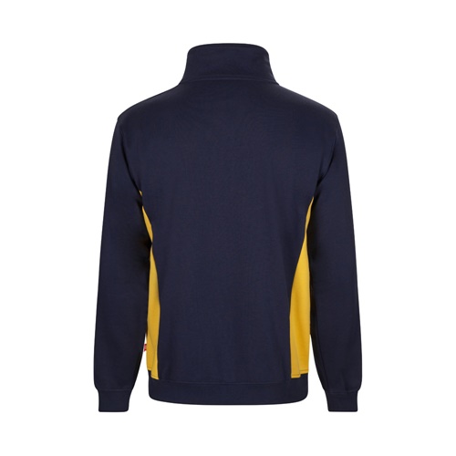 azul marino VL SVAROG. Sudadera de rizo bicolor (260g/m²), en poliéster (65%) y algodón (35%)
