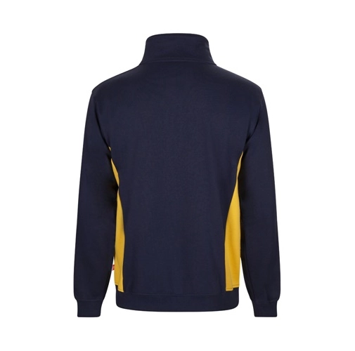 azul marino VL SVAROG. Sudadera de rizo bicolor (260g/m²), en poliéster (65%) y algodón (35%)