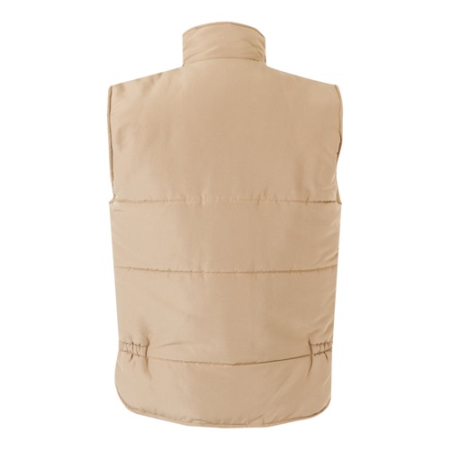 natural claro VL MEFITIS. Chaleco acolchado multibolsillos (220g/m²), en poliéster (100%)