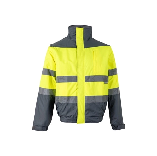 VL JUPITER. Chaqueta acolchada bicolor (180g/m²) en poliéster (100%), con revestimiento de PU