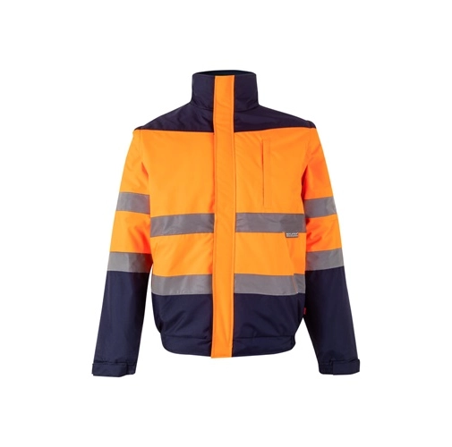 VL JUPITER. Chaqueta acolchada bicolor (180g/m²) en poliéster (100%), con revestimiento de PU