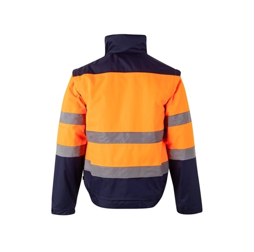 VL JUPITER LARGE. Chaqueta acolchada bicolor (180g/m²) en poliéster (100%), con revestimiento de PU