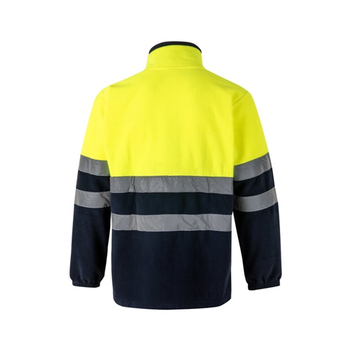 azul marino VL EROS LARGE. Chaqueta polar bicolor (280 g/m²), de poliéster (100%)