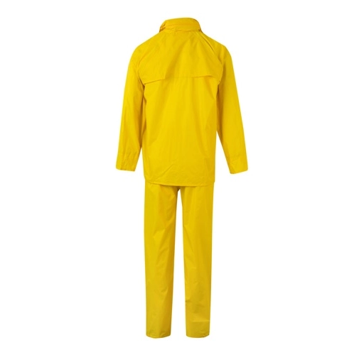 yellow VL SEDNA. Traje de lluvia (225g/m²), de dos piezas en poliéster (100%) con revestimiento de PVC