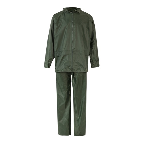 green VL SEDNA. Traje de lluvia (225g/m²), de dos piezas en poliéster (100%) con revestimiento de PVC