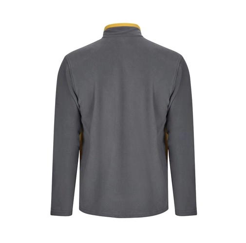 gray VL GERAS. Chaqueta polar bicolor (220g/m²) en poliéster (100%)