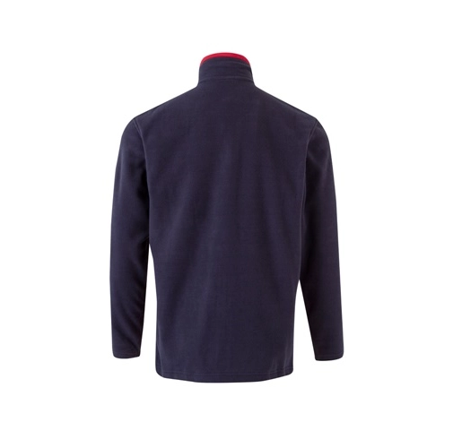 azul marino VL GERAS. Chaqueta polar bicolor (220g/m²) en poliéster (100%)