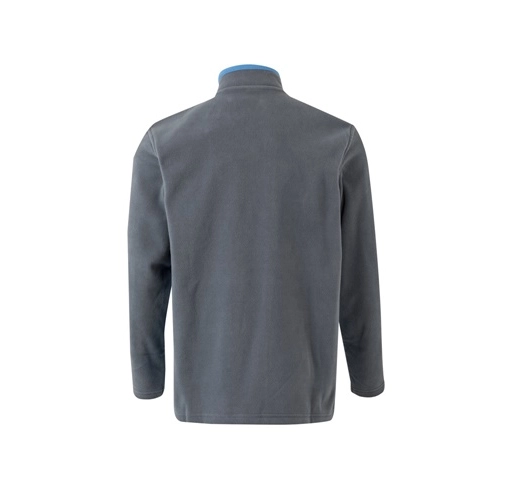 gray VL GERAS. Chaqueta polar bicolor (220g/m²) en poliéster (100%)