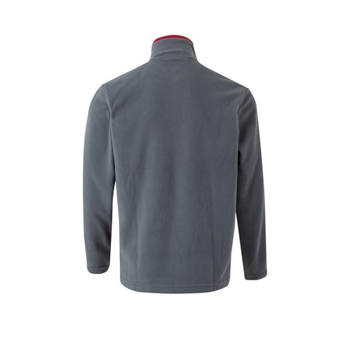 gray VL GERAS. Chaqueta polar bicolor (220g/m²) en poliéster (100%)