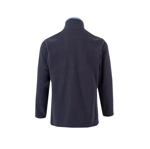 azul marino VL GERAS. Chaqueta polar bicolor (220g/m²) en poliéster (100%)