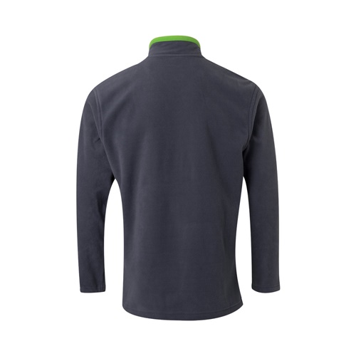 gray VL GERAS. Chaqueta polar bicolor (220g/m²) en poliéster (100%)