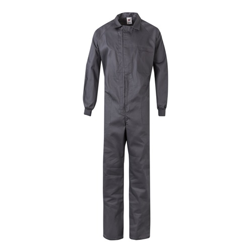 gray VL YAMA. Mono de sarga (200g/m²), en algodón (35%) y poliéster (65%)