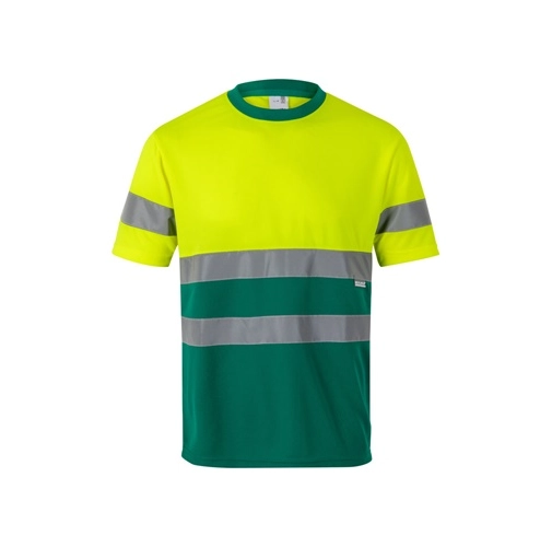 VL BRAHMA LARGE. Camiseta técnica bicolor ojo de pájaro (140g/m²), en poliéster (100%)