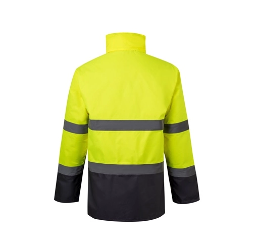 VL THEMIS. Parka bicolor (190g/m²), en poliéster (100%), con revestimiento de PU