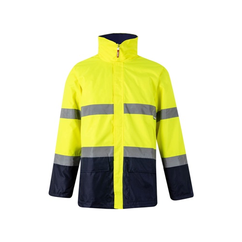 azul marino VL THEMIS LARGE. Parka bicolor (190g/m²), en poliéster (100%), con revestimiento de PU