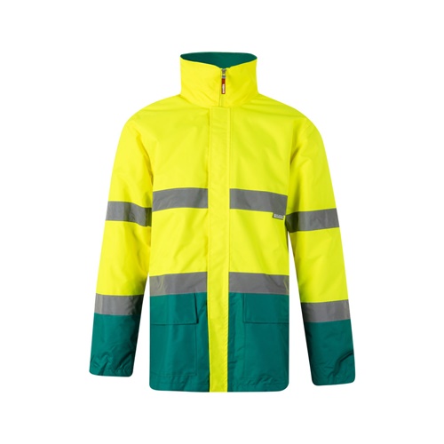 green VL THEMIS LARGE. Parka bicolor (190g/m²), en poliéster (100%), con revestimiento de PU