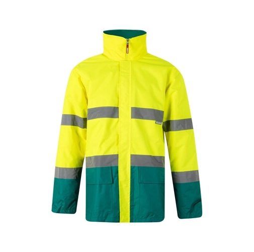 VL THEMIS LARGE. Parka bicolor (190g/m²), en poliéster (100%), con revestimiento de PU