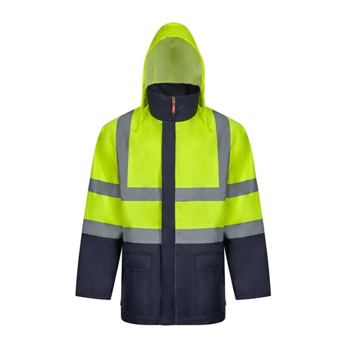 azul marino VL JUNO. Parka 4 en 1 bicolor (180g/m²), en poliéster (100%) con revestimiento de PU