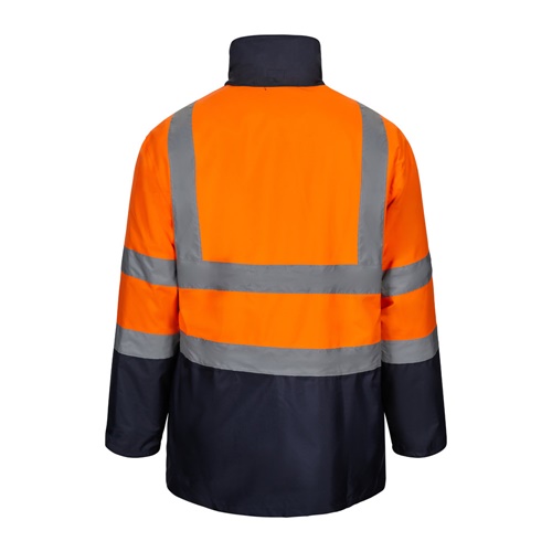 azul marino VL JUNO. Parka 4 en 1 bicolor (180g/m²), en poliéster (100%) con revestimiento de PU