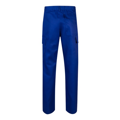 azul royal VL AINE. Pantalón multibolsillos de sarga (190g/m²), en algodón (20%) y poliéster (80%)