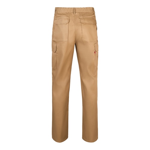 natural VL MABON. Pantalón multibolsillos de sarga (200g/m²), en algodón (35%) y poliéster (65%)