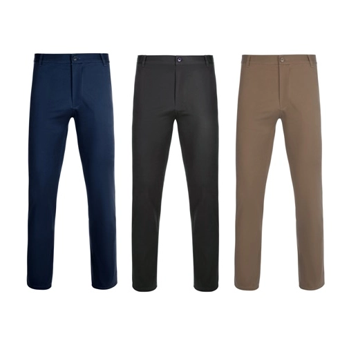 VL VISHNU. Pantalón chino unisex elástico (260g/m²), en algodón (98%) y elastano (2%)