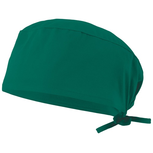 green VL ENLIL. Gorro sanitario de sarga (190g/m²), en algodón (35%) y poliéster (65%)