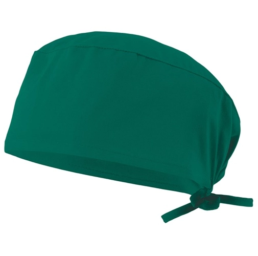 green VL ENLIL. Gorro sanitario de sarga (190g/m²), en algodón (35%) y poliéster (65%)