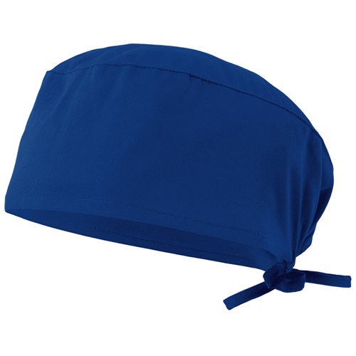 azul royal VL ENLIL. Gorro sanitario de sarga (190g/m²), en algodón (35%) y poliéster (65%)