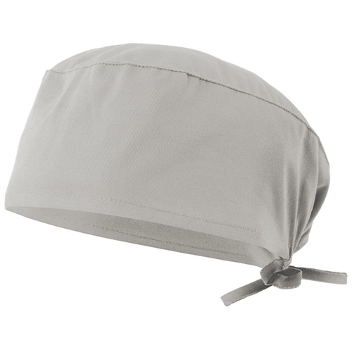 gris claro VL ENLIL. Gorro sanitario de sarga (190g/m²), en algodón (35%) y poliéster (65%)