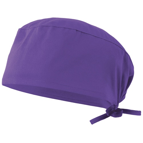 lila VL ENLIL. Gorro sanitario de sarga (190g/m²), en algodón (35%) y poliéster (65%)