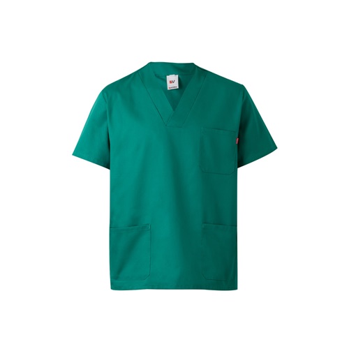 VL ILLAPA. Túnica de sarga (190g/m²) con manga corta, en poliéster (65%) y algodón (35%)