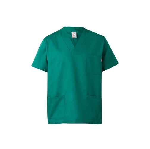 VL ILLAPA. Túnica de sarga (190g/m²) con manga corta, en poliéster (65%) y algodón (35%)