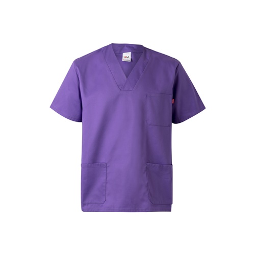VL ILLAPA. Túnica de sarga (190g/m²) con manga corta, en poliéster (65%) y algodón (35%)