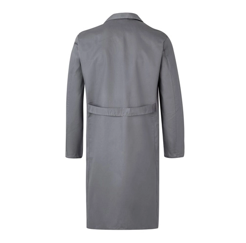 gray VL DANU. Blusa de sarga (175g/m²), en algodón (35%) y poliéster (65%)