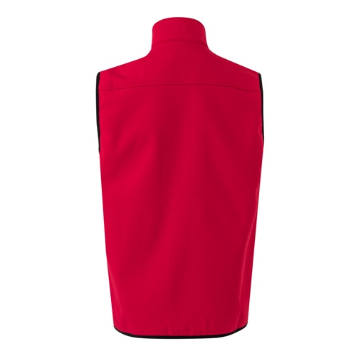 red VL VARUNA. Chaleco soft shell (280g/m²), con forro polar, en poliéster (94%) y elastano (6%)