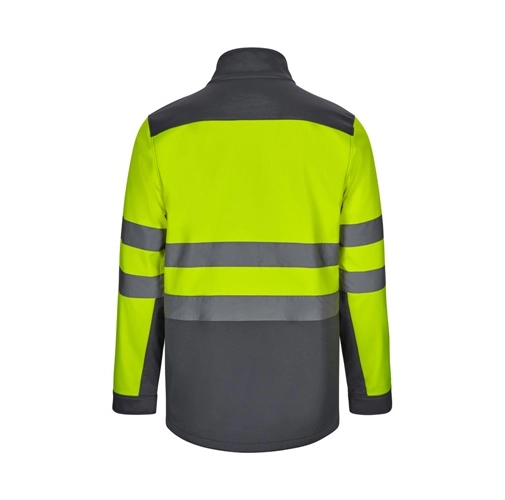 VL HESTIA LARGE. Chaqueta soft shell bicolor (280g/m²), con forro polar y membrana de TPU, en poliéster (96%) y elastano (4%)