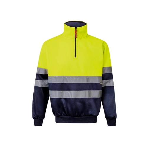 VL THOR LARGE. Sudadera bicolor (300g/m²) en tejido polar de poliéster (100%)