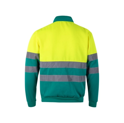 VL THOR LARGE. Sudadera bicolor (300g/m²) en tejido polar de poliéster (100%)