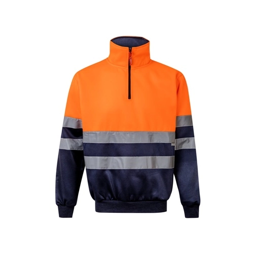 VL THOR LARGE. Sudadera bicolor (300g/m²) en tejido polar de poliéster (100%)