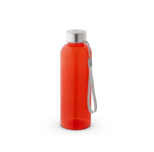 red ENDERS M. Botella PET reciclado (100% rPET) con acabado translúcido brillante 600 ml