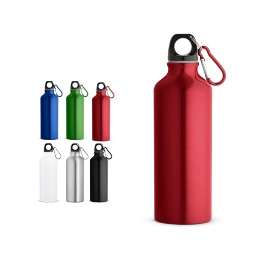 RE-LANDSCAPE M. Botella de aluminio reciclado con mosquetón 530 mL